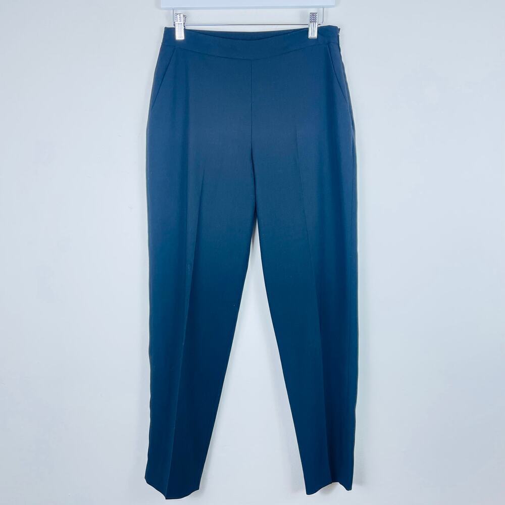 Whistles black high rise trouser straight leg crop pant size US 4 or SMALL